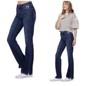 Judy Blue Boot Cut Slim Blue Jeans Denim Size 14W JB88290-S